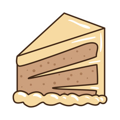 delicious cake portion icon