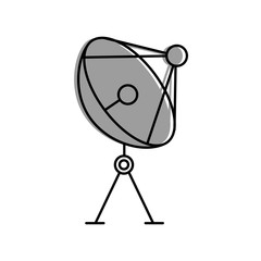 radar dish antenna for broadcast communication