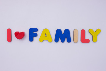 word from wooden letters