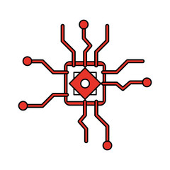 Microchip technology symbol icon vector illustration graphic design