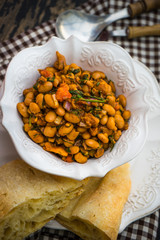 Traditional georgian dish lobio