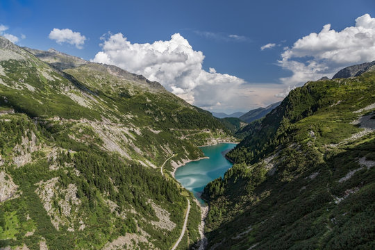 Stausee in Kärnten Österreich Berge