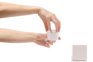 Female hand cream for face box