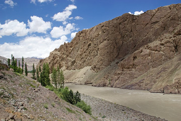 Indus river at Alchi, Ladakh, India