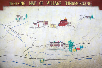 Tingmosgang monastery and palace, Ladakh, India