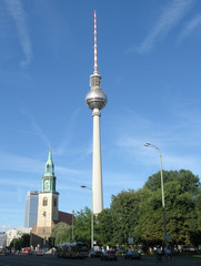 Obraz premium Architecture of East-Berlin, Germany