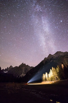 milky way in val Fiscalina
