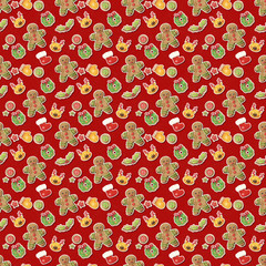 Christmas seamless pattern