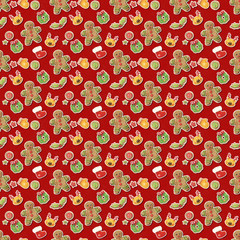 Christmas seamless pattern