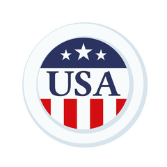 USA label sign illustration