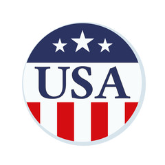 USA label sign illustration