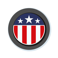 USA label sign illustration