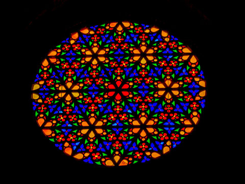 Rossette Kirchenfenster Kathedrale in Palma