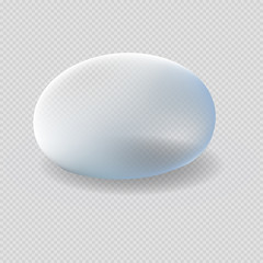 Water Droplet of Round Shape without Clear Borders