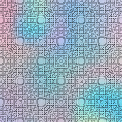  Holography wallpaper. Retro illustration. Polychromatic ornament. Avant-garde art. Vintage design. Abstract pattern. Graphic background. Hipster backdrop. Futuristic graphic. Geometry print.