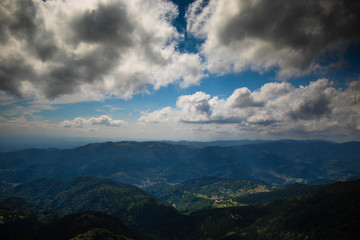 Naklejka premium Les Montagne dans les Vosges