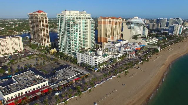 Fort Lauderdale, Florida. Aerial landscape.