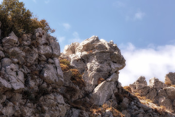 Hiking in the Hills of Ficuzza, Sicily in Italy, Europe