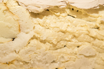 background of building foam for house insulation