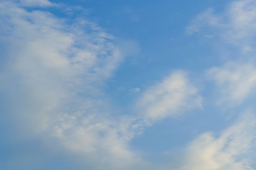 Cloud clear sky for background.