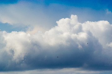 Cloud clear sky for background