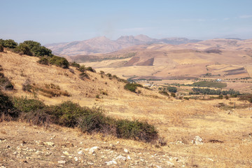 Hiking in the Hills of Ficuzza, Sicily in Italy, Europe