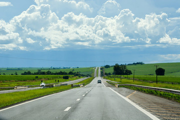 Long road in Brazil