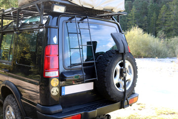 Ersatzrad am Gel&auml;ndewagen