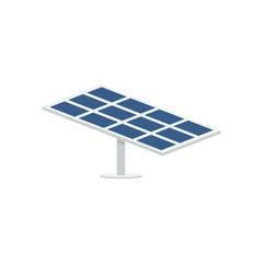 Solar panel vector isolated illustration
