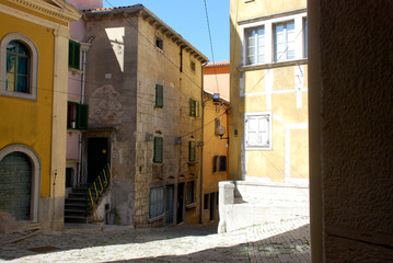 Altstadt Labin in Kroatien 