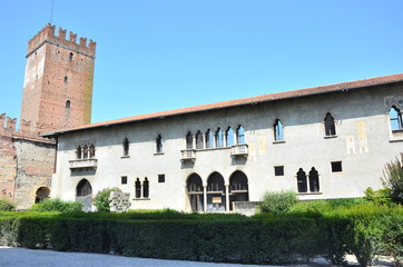 Fototapeta na wymiar Burg in Verona