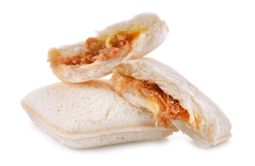 shredded pork sandwich with mayonnaise