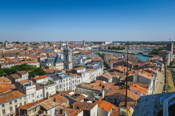 Fototapeta na wymiar Visiting La Rochelle in France