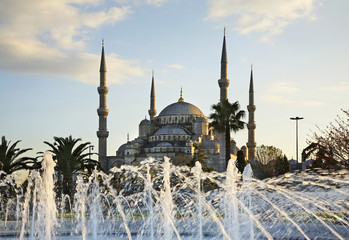 Sultan Ahmed Mosque (Blue mosque) in Istanbul. Turkey