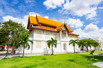 Wat Benchamabopit Dusitvanaram, a famous temple in Bangkok, Thailand.