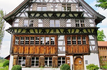 Fototapeta premium Rathaus Schwänberg, Appenzeller Land