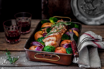 Roast Pork with Apples
