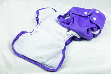 Eco friendly washable textile diapers.