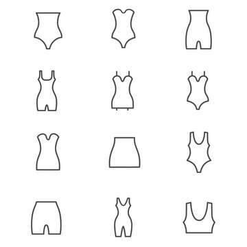 Shapewear: Over 558 Royalty-Free Licensable Stock Vectors & Vector Art