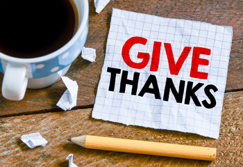 Give thanks