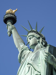 Fototapeta premium Statua Wolności - Liberty Island, New York Harbor, NY, Stany Zjednoczone, USA