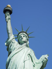 Fototapeta premium Statue of Liberty - Liberty Island, New York Harbor, NY, United States, USA