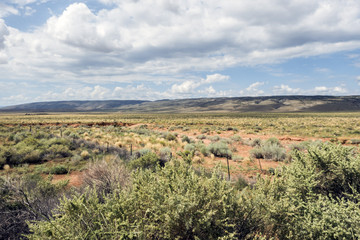 Fototapeta na wymiar Marble Canyon Hwy 89 between Bitter Springs and Page, panoramic view, summer 2017 - Arizona, AZ, USA