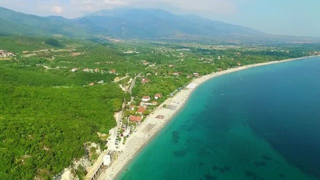 Beautiful sea beach with clear water