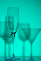 Glasobjekte im Close-Up