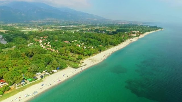 Beautiful sea beach with clear water