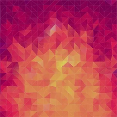 Poster Abstract 2D triangle background © igor_shmel