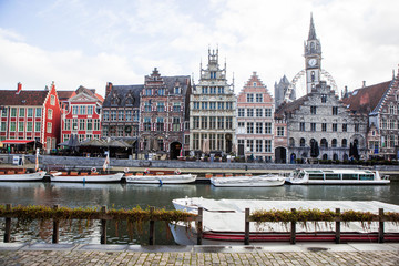 Obraz premium The view of Ghent.