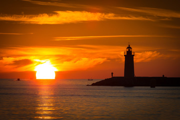 Lighthouse at Sunset, Andratx, Mallorca, Spain - 173314198