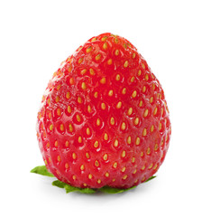 Fresh strawberry, isolated on white